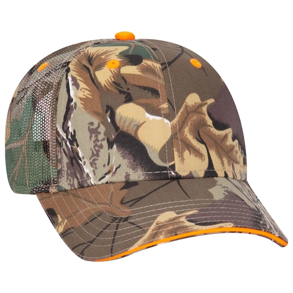 Otto Camouflage 6 Panel Low Pro Mesh Back Trucker Hat - Otto Camouflage 6 Panel Low Pro Mesh Back Trucker Hat - Image 1 of 3