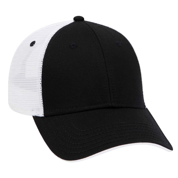 Otto 6 Panel Low Pro Mesh Back Trucker Hat - Otto 6 Panel Low Pro Mesh Back Trucker Hat - Image 2 of 5