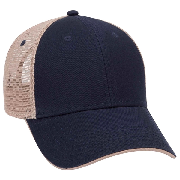 Otto 6 Panel Low Pro Mesh Back Trucker Hat - Otto 6 Panel Low Pro Mesh Back Trucker Hat - Image 4 of 5