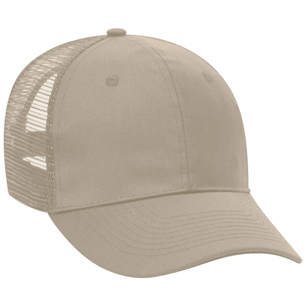 Otto 6 Panel Mid Profile Mesh Back Trucker Hat, Value Hat - Otto 6 Panel Mid Profile Mesh Back Trucker Hat, Value Hat - Image 1 of 2