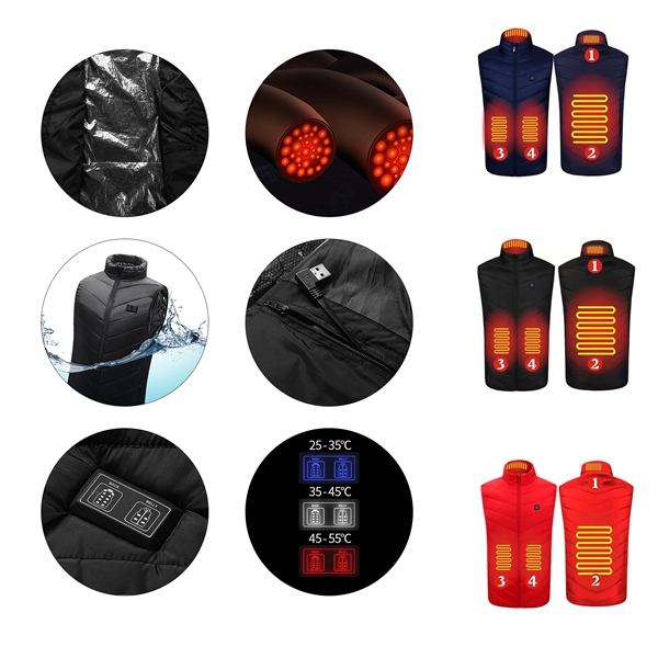 Solid Color Heat Vest - Solid Color Heat Vest - Image 0 of 4