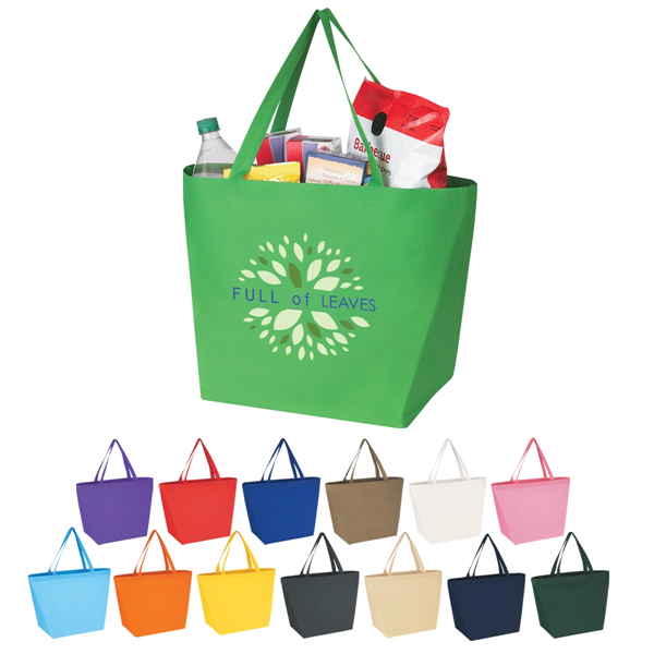 Non-Woven Budget Shopper Tote Bag - Non-Woven Budget Shopper Tote Bag - Image 0 of 46