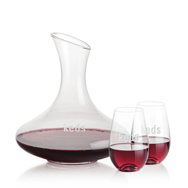 Innisfil Carafe & Boston Stemless Wine