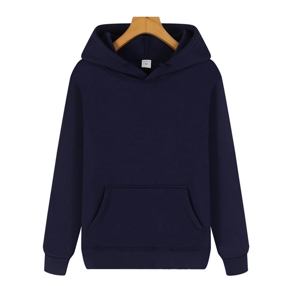 Casual Fleece Hoodies W/ Pocket - Casual Fleece Hoodies W/ Pocket - Image 2 of 11