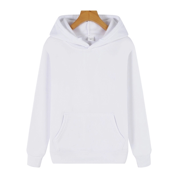 Casual Fleece Hoodies W/ Pocket - Casual Fleece Hoodies W/ Pocket - Image 3 of 11