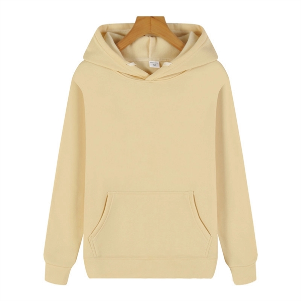 Casual Fleece Hoodies W/ Pocket - Casual Fleece Hoodies W/ Pocket - Image 11 of 11