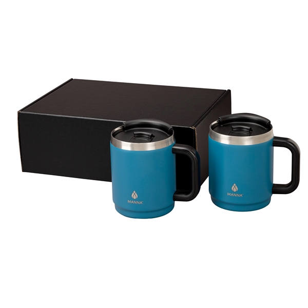 Manna™ Boulder Two-Piece Camping Mug Gift Set - Manna™ Boulder Two-Piece Camping Mug Gift Set - Image 4 of 22