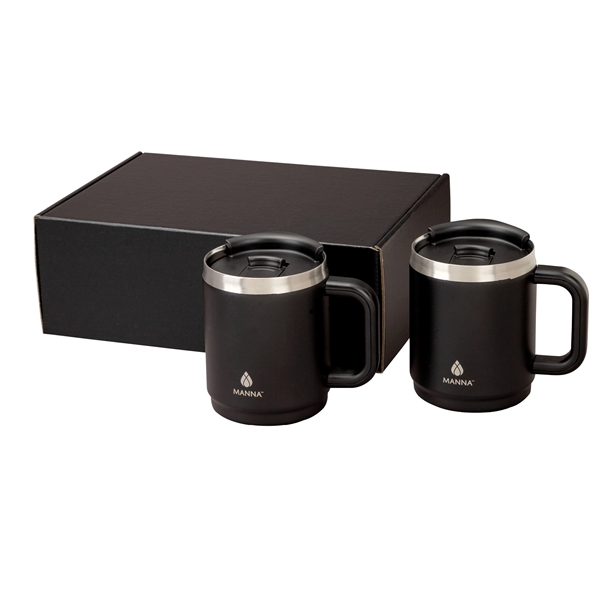 Manna™ Boulder Two-Piece Camping Mug Gift Set - Manna™ Boulder Two-Piece Camping Mug Gift Set - Image 9 of 22