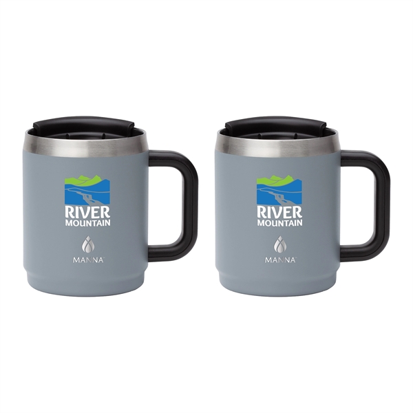 Manna™ Boulder Two-Piece Camping Mug Gift Set - Manna™ Boulder Two-Piece Camping Mug Gift Set - Image 11 of 22