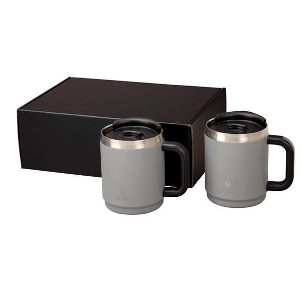 Manna™ Boulder Two-Piece Camping Mug Gift Set - Manna™ Boulder Two-Piece Camping Mug Gift Set - Image 14 of 22