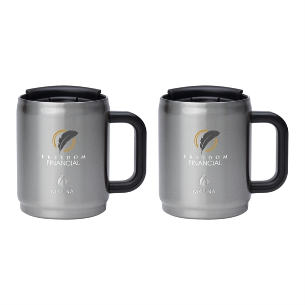 Manna™ Boulder Two-Piece Camping Mug Gift Set - Manna™ Boulder Two-Piece Camping Mug Gift Set - Image 19 of 22