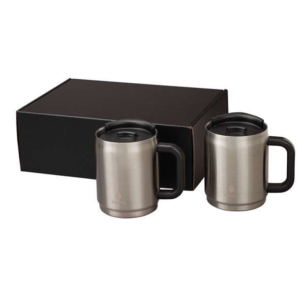 Manna™ Boulder Two-Piece Camping Mug Gift Set - Manna™ Boulder Two-Piece Camping Mug Gift Set - Image 22 of 22