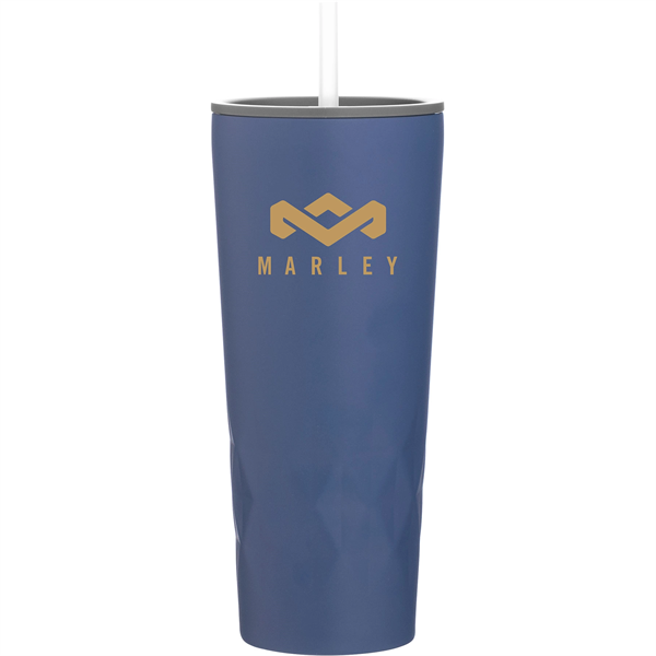 20.9 oz Triad Stainless Insulated Travel Tumbler w/Straw - 20.9 oz Triad Stainless Insulated Travel Tumbler w/Straw - Image 2 of 4