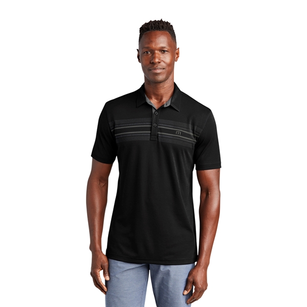 TravisMathew Monterey Chest Stripe Polo - TravisMathew Monterey Chest Stripe Polo - Image 1 of 5