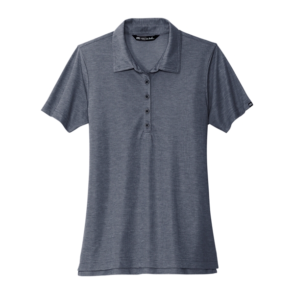 TravisMathew Ladies Oceanside Heather Polo - TravisMathew Ladies Oceanside Heather Polo - Image 4 of 6