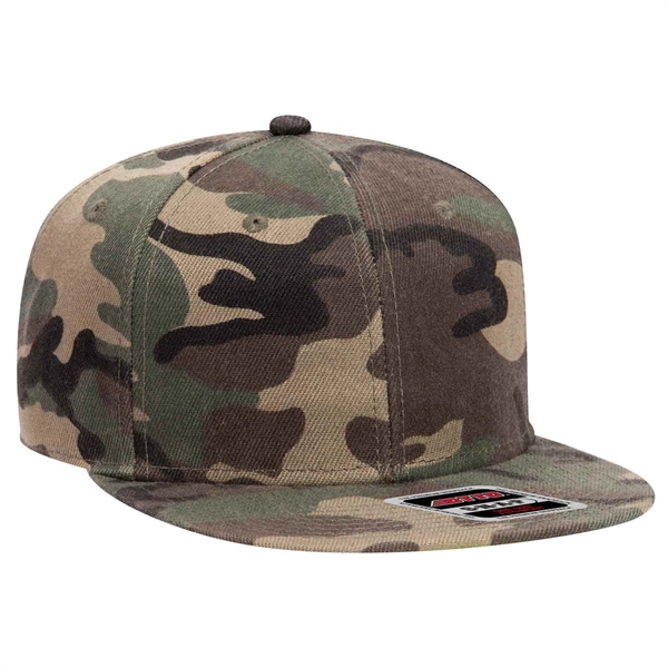 Otto 6 Panel Mid Pro Snapback Hat - Otto 6 Panel Mid Pro Snapback Hat - Image 8 of 8