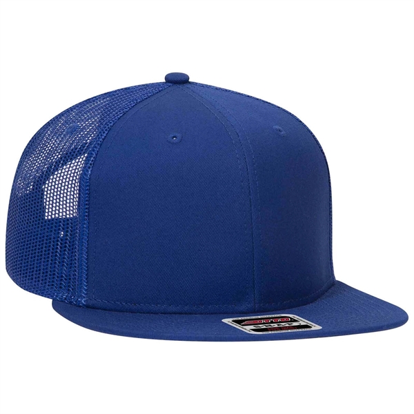 Otto Six Panel Mid Profile Mesh Back Trucker Cap - Otto Six Panel Mid Profile Mesh Back Trucker Cap - Image 2 of 18