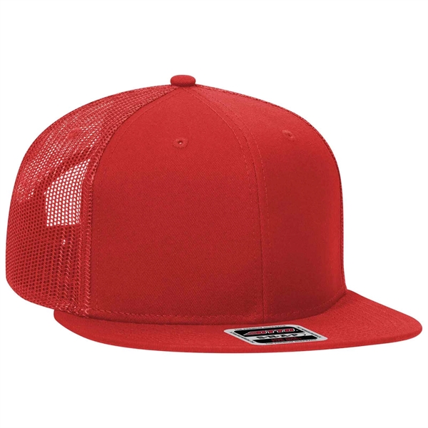 Otto Six Panel Mid Profile Mesh Back Trucker Cap - Otto Six Panel Mid Profile Mesh Back Trucker Cap - Image 3 of 18