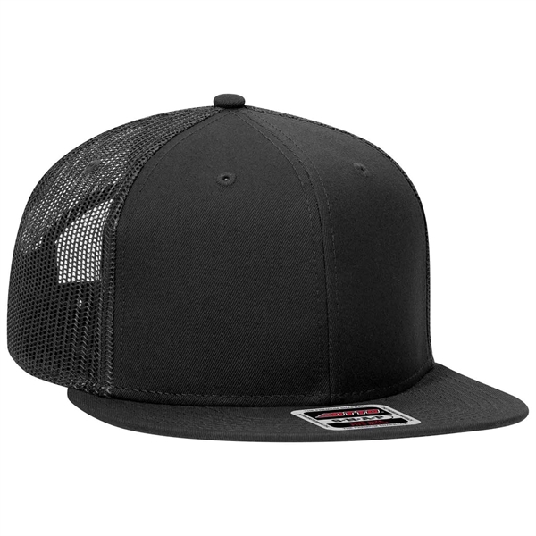Otto Six Panel Mid Profile Mesh Back Trucker Cap - Otto Six Panel Mid Profile Mesh Back Trucker Cap - Image 5 of 18