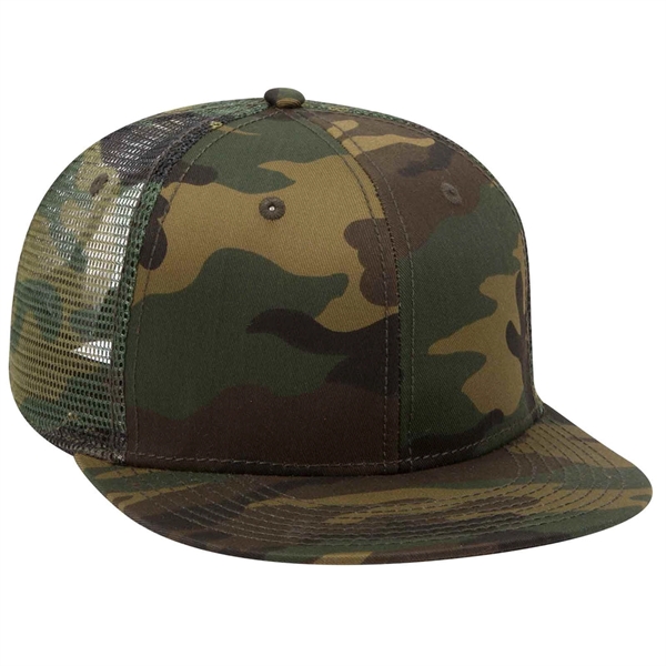 Otto Six Panel Mid Profile Mesh Back Trucker Cap - Otto Six Panel Mid Profile Mesh Back Trucker Cap - Image 8 of 18