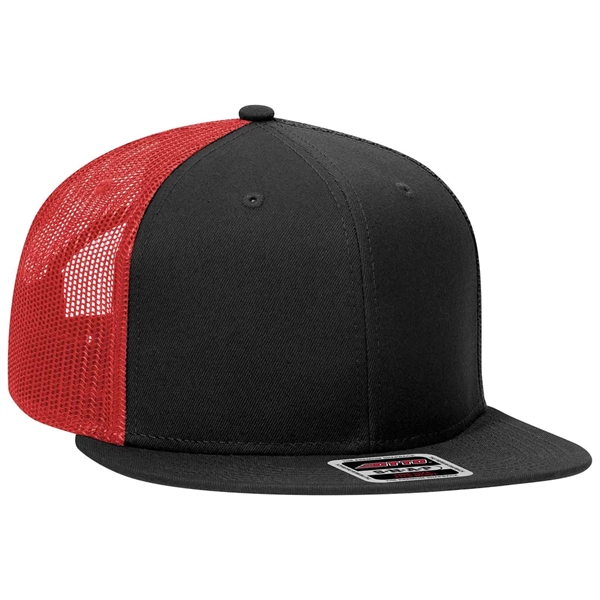 Otto Six Panel Mid Profile Mesh Back Trucker Cap - Otto Six Panel Mid Profile Mesh Back Trucker Cap - Image 10 of 18