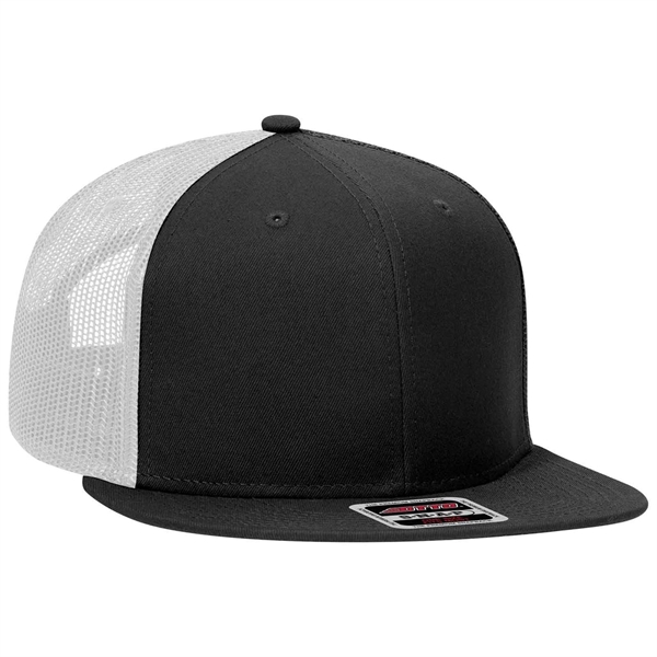 Otto Six Panel Mid Profile Mesh Back Trucker Cap - Otto Six Panel Mid Profile Mesh Back Trucker Cap - Image 11 of 18