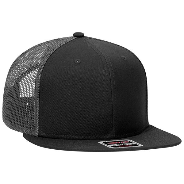 Otto Six Panel Mid Profile Mesh Back Trucker Cap - Otto Six Panel Mid Profile Mesh Back Trucker Cap - Image 12 of 18