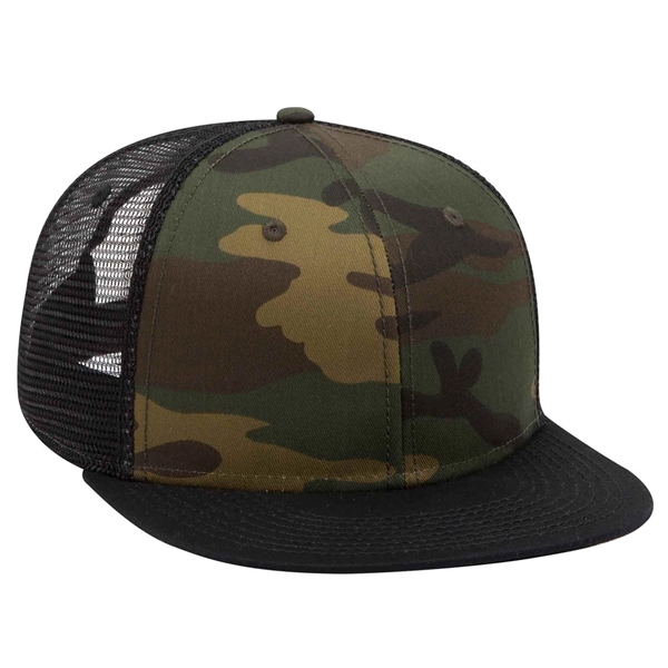 Otto Six Panel Mid Profile Mesh Back Trucker Cap - Otto Six Panel Mid Profile Mesh Back Trucker Cap - Image 16 of 18