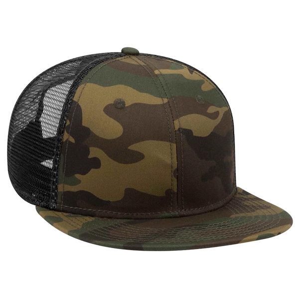 Otto Six Panel Mid Profile Mesh Back Trucker Cap - Otto Six Panel Mid Profile Mesh Back Trucker Cap - Image 17 of 18