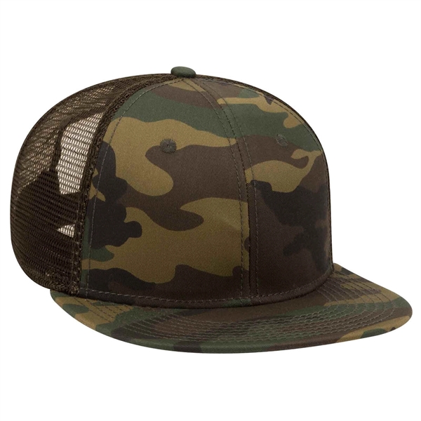 Otto Six Panel Mid Profile Mesh Back Trucker Cap - Otto Six Panel Mid Profile Mesh Back Trucker Cap - Image 18 of 18