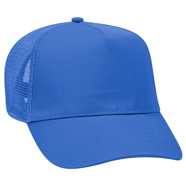 Otto 5 Panel Mid Profile Mesh Back Trucker Value Hat - Otto 5 Panel Mid Profile Mesh Back Trucker Value Hat - Image 2 of 6