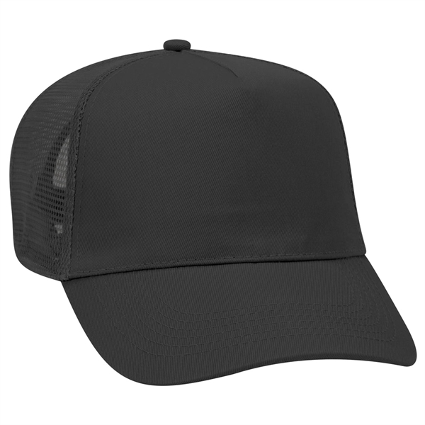 Otto 5 Panel Mid Profile Mesh Back Trucker Value Hat - Otto 5 Panel Mid Profile Mesh Back Trucker Value Hat - Image 4 of 6