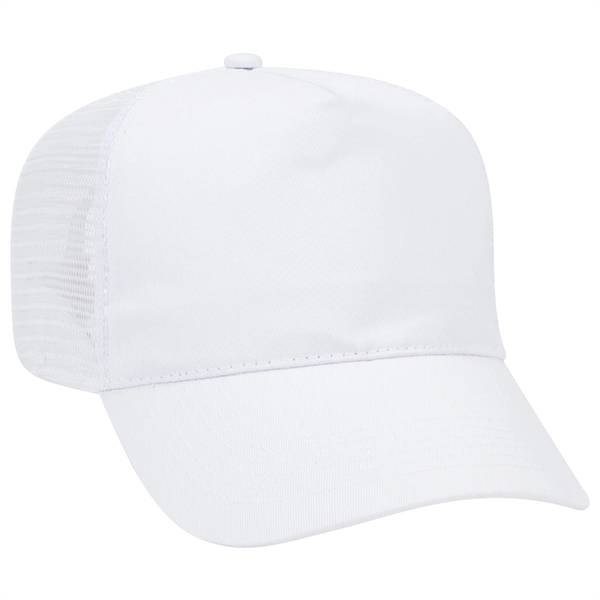 Otto 5 Panel Mid Profile Mesh Back Trucker Value Hat - Otto 5 Panel Mid Profile Mesh Back Trucker Value Hat - Image 6 of 6