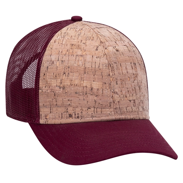 Otto 6-Panel Low Profile, Cork Trucker Hat, Mesh Back - Otto 6-Panel Low Profile, Cork Trucker Hat, Mesh Back - Image 2 of 2