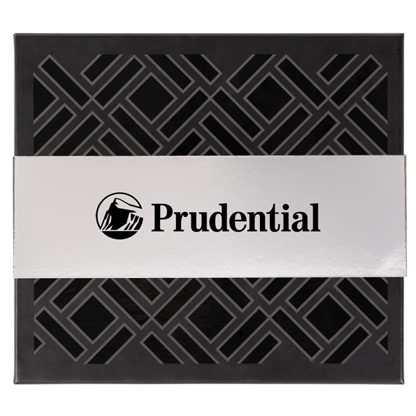 Gourmet ChocolateTruffles Gift Box Silver Band - 20 pc - Gourmet ChocolateTruffles Gift Box Silver Band - 20 pc - Image 6 of 6