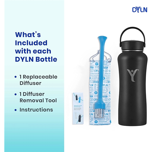 DYLN Alkaline Water Bottle with Wide Mouth Cap 32 oz - DYLN Alkaline Water Bottle with Wide Mouth Cap 32 oz - Image 1 of 10