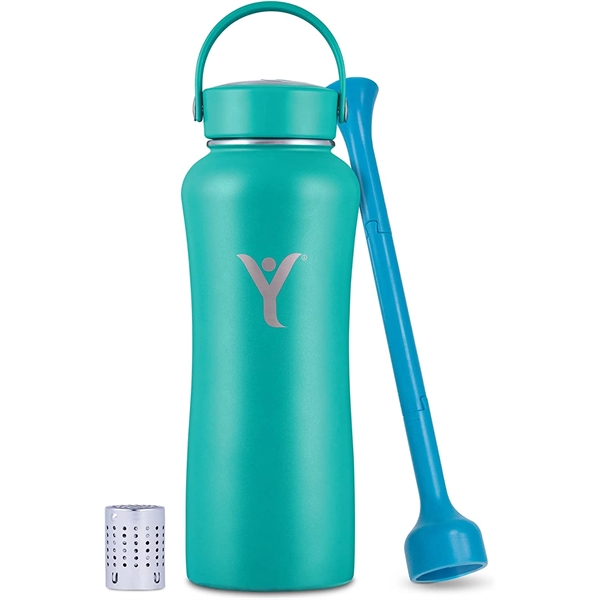 DYLN Alkaline Water Bottle with Wide Mouth Cap 32 oz - DYLN Alkaline Water Bottle with Wide Mouth Cap 32 oz - Image 7 of 10