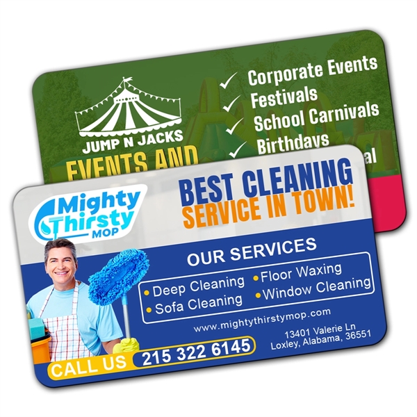 Strong Business Card Magnets 30 Mil - Full Color Printing - Strong Business Card Magnets 30 Mil - Full Color Printing - Image 1 of 3