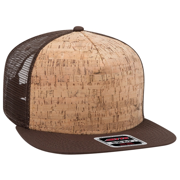 Otto 5-Panel Cork Trucker Snapback Hat - Otto 5-Panel Cork Trucker Snapback Hat - Image 1 of 4