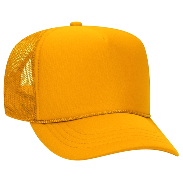 Otto Youth, Kids 5-Panel High Crown Foam Trucker Hat - Otto Youth, Kids 5-Panel High Crown Foam Trucker Hat - Image 6 of 20