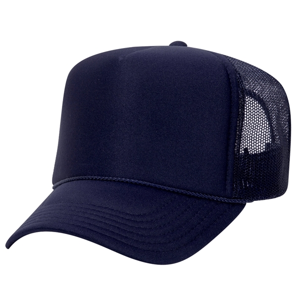 Otto 5 Panel High Crown Foam Trucker Hat - Otto 5 Panel High Crown Foam Trucker Hat - Image 6 of 57