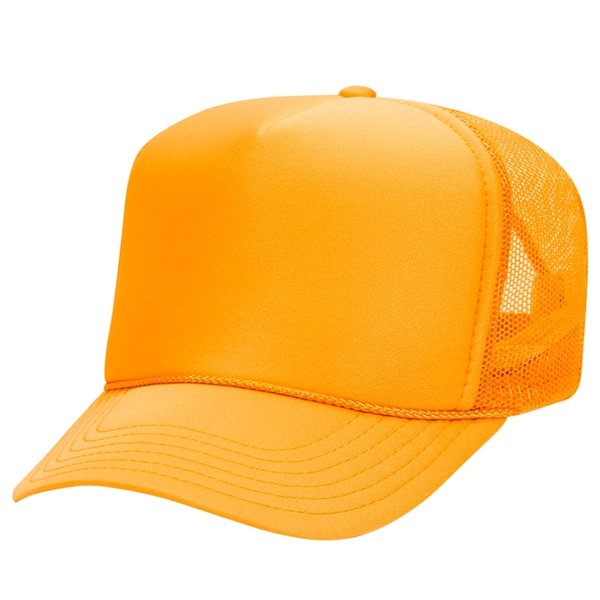 Otto 5 Panel High Crown Foam Trucker Hat - Otto 5 Panel High Crown Foam Trucker Hat - Image 8 of 57