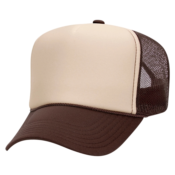 Otto 5 Panel High Crown Foam Trucker Hat - Otto 5 Panel High Crown Foam Trucker Hat - Image 35 of 57