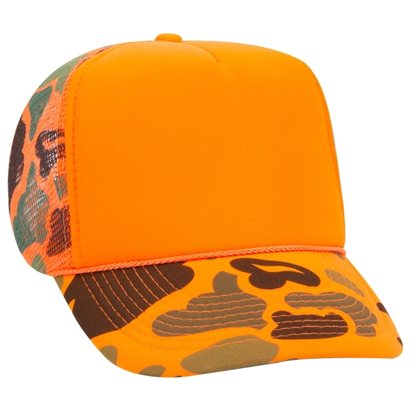 Otto 5 Panel High Crown Foam Trucker Hat - Otto 5 Panel High Crown Foam Trucker Hat - Image 43 of 57