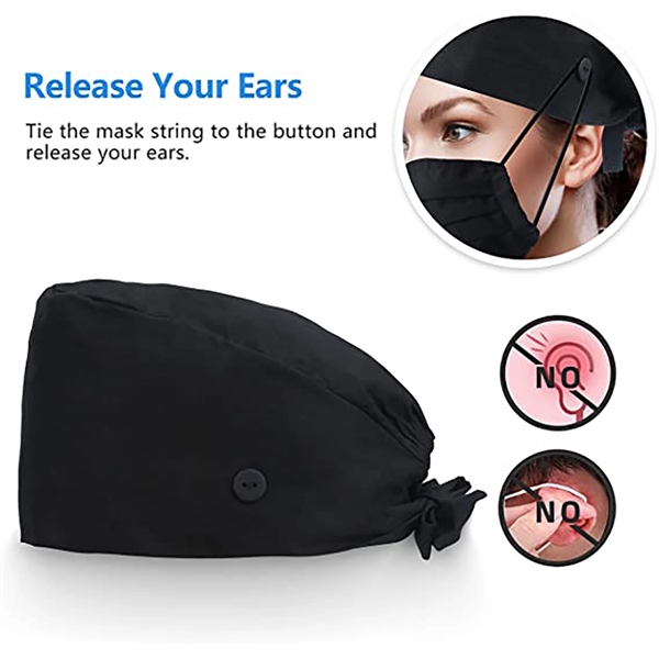 Adjustable Scrub Caps - Adjustable Scrub Caps - Image 2 of 3
