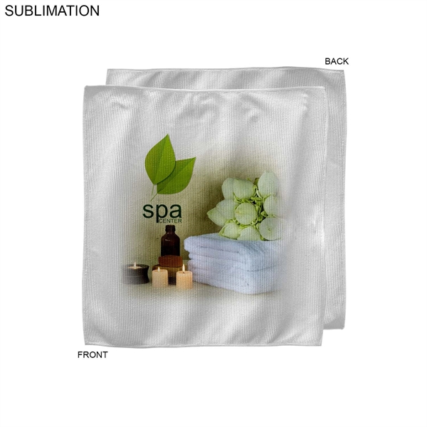 Microfiber Face Cloth, 12x12, Sublimated