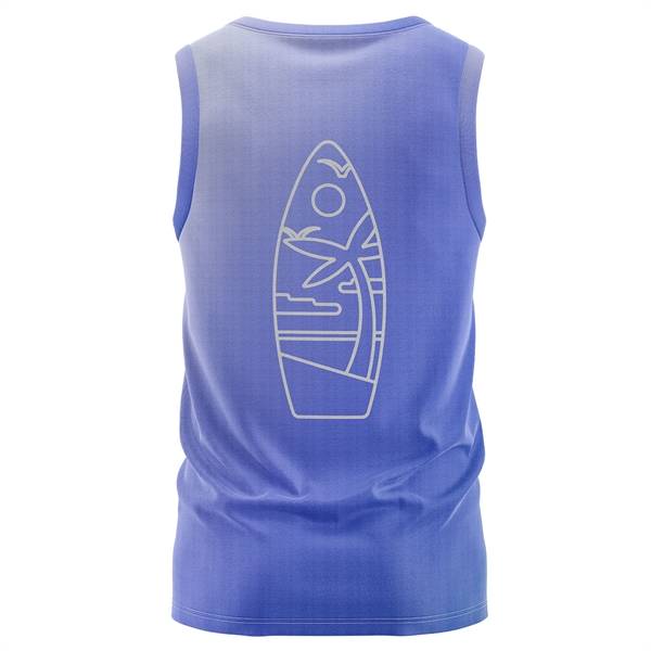 Unisex 150 GSM Jacquard Mesh Performance Sublimation Tank - Unisex 150 GSM Jacquard Mesh Performance Sublimation Tank - Image 1 of 3