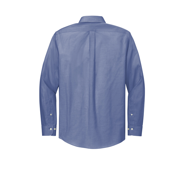 Brooks Brothers Wrinkle-Free Stretch Pinpoint Shirt - Brooks Brothers Wrinkle-Free Stretch Pinpoint Shirt - Image 4 of 19