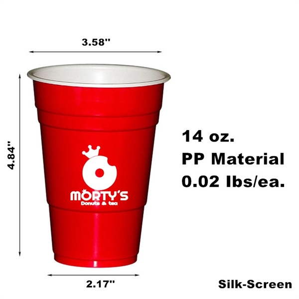 Stadium Cold Drink Beer Pong Plastic Party Cup Disposable - Stadium Cold Drink Beer Pong Plastic Party Cup Disposable - Image 17 of 41
