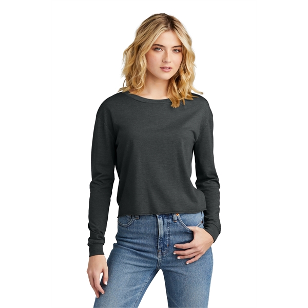 District Women's Perfect Tri Midi Long Sleeve Tee - District Women's Perfect Tri Midi Long Sleeve Tee - Image 4 of 34